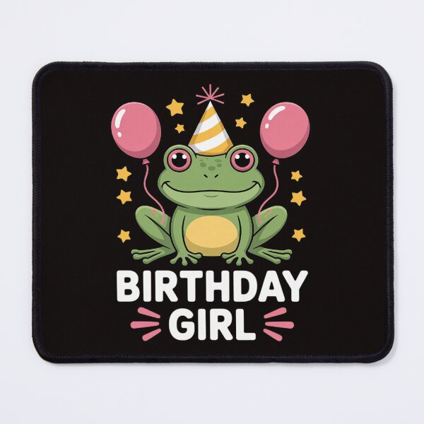 Item preview, Cute Birthday Girl Frog designed and sold by MelSurf.