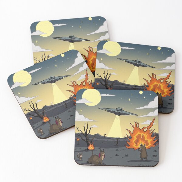 Item preview, Alien invasion cartoon designed and sold by Area-S4.