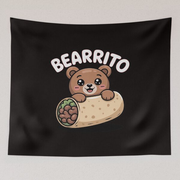 Item preview, Cute - BEARRITO - Teddy Bear Burrito designed and sold by MelSurf.