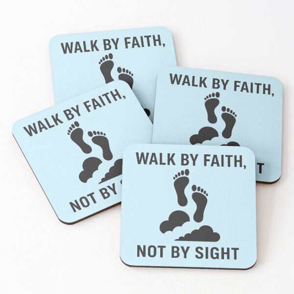 Item preview, WALK BY FAITH, NOT BY SIGHT designed and sold by TheWonkyEaselCo.