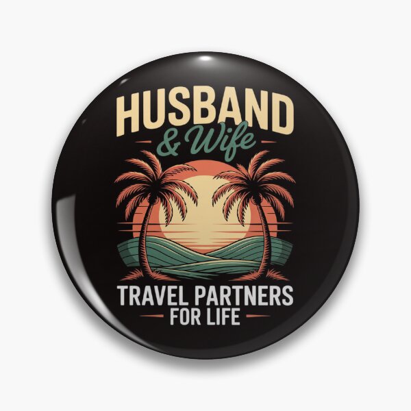 Item preview, Couple Husband And Wife Travel Partners For Life designed and sold by MelSurf.