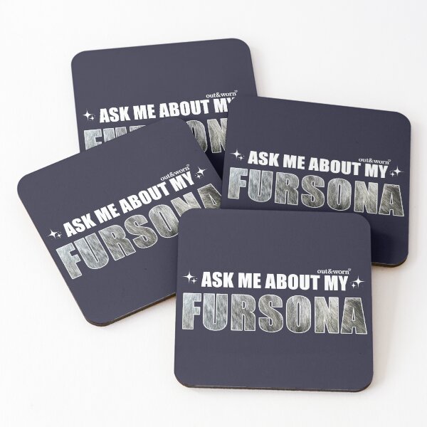 Item preview, Ask Me About My Fursona Gray Fur - Furry Design designed and sold by outandworn.