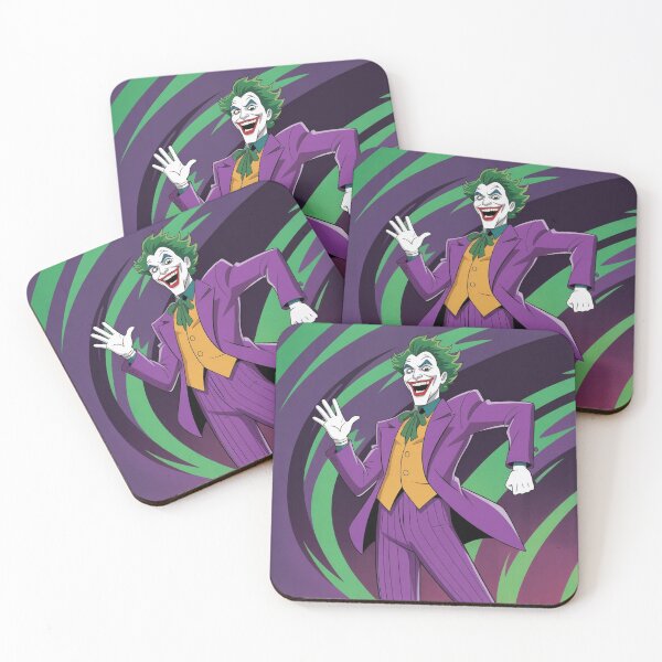 Item preview, Joker's Manic Wave: Gotham's Grinning Chaos in Purple Swirl - DC Comics Fan Art designed and sold by Midnight Veil Designs.