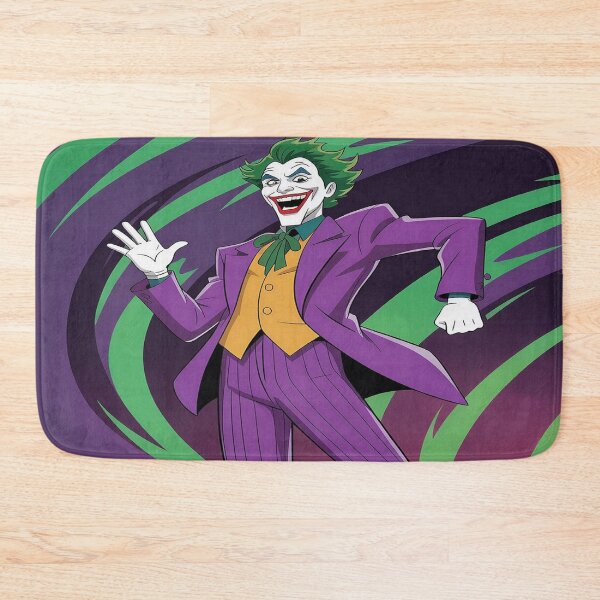 Item preview, Joker's Manic Wave: Gotham's Grinning Chaos in Purple Swirl - DC Comics Fan Art designed and sold by Midnight Veil Designs.