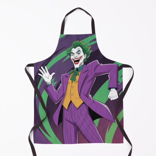 Item preview, Joker's Manic Wave: Gotham's Grinning Chaos in Purple Swirl - DC Comics Fan Art designed and sold by Midnight Veil Designs.