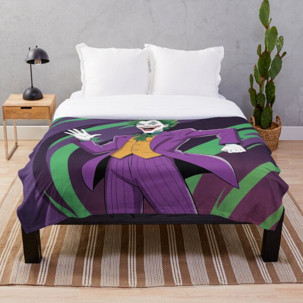 Item preview, Joker's Manic Wave: Gotham's Grinning Chaos in Purple Swirl - DC Comics Fan Art designed and sold by Midnight Veil Designs.