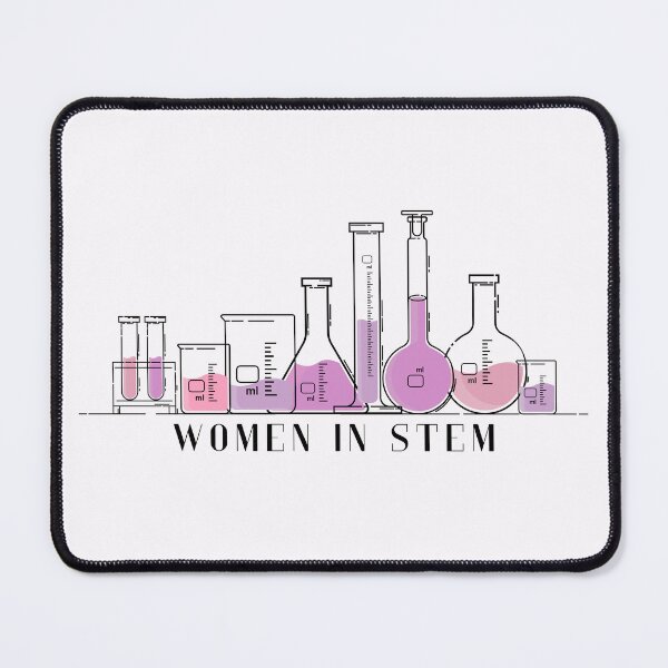 Item preview, Women in STEM Pink Beakers Science cutesy designed and sold by lea-lani.