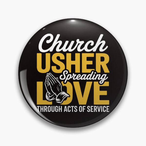 Item preview, Church Usher Spreading Love Lord God Lover designed and sold by ControlCenter.