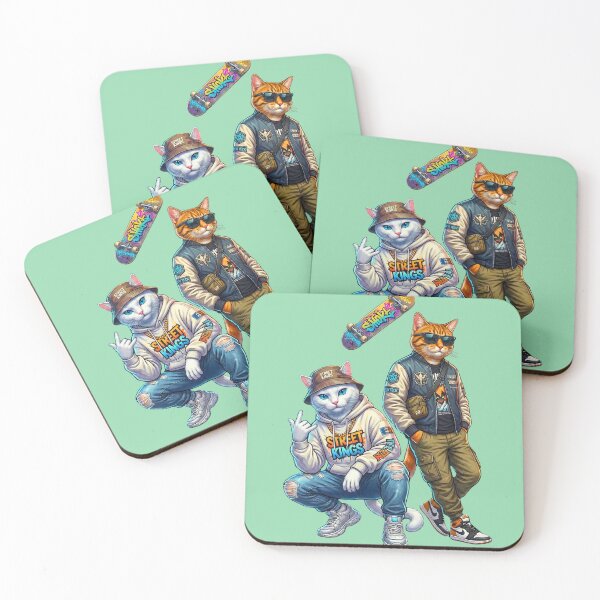 Item preview, Hype Cats Street Kings Fresh Drop 2026 | Urban Streetwear Cat Style New Year designed and sold by E-SarnEdge.