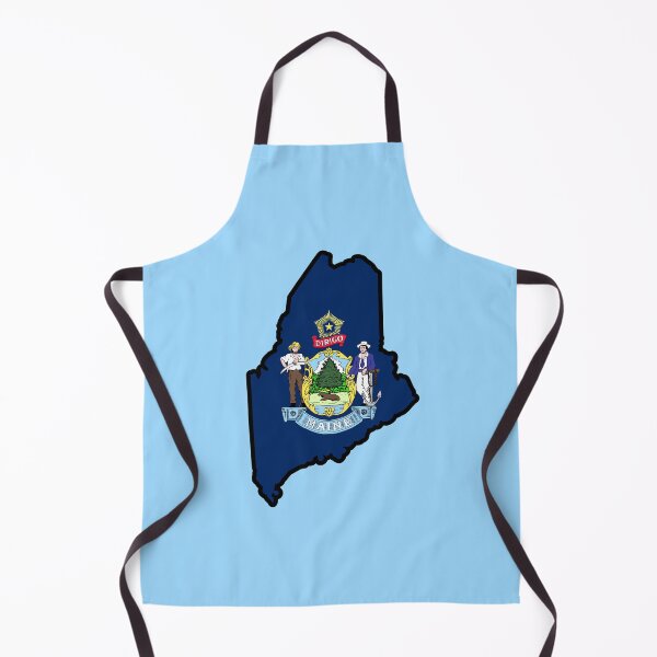 Item preview, State Flag Map of MAINE designed and sold by HFYD.