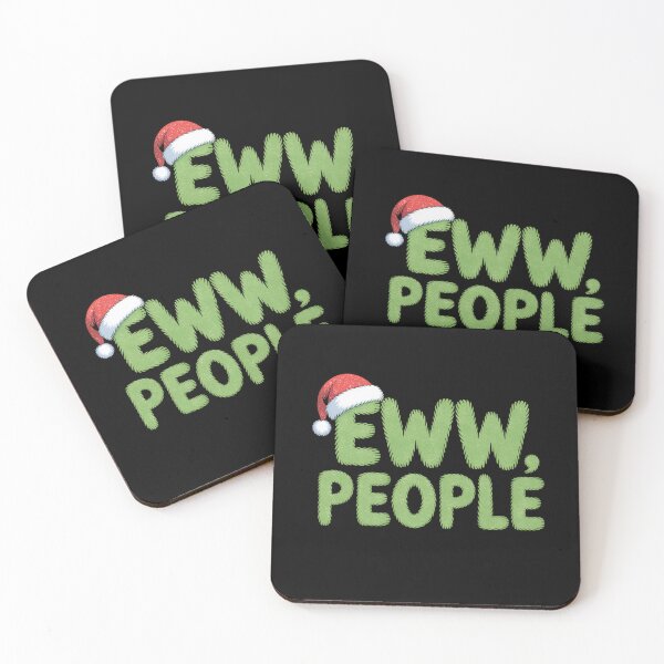 Item preview, Eww People Funny Christmas Santa Hat Humor Design designed and sold by FreshVibe Prints.