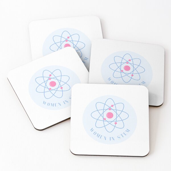 Item preview, Women in STEM blue atom Science cutesy designed and sold by lea-lani.