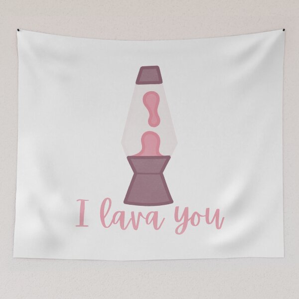 Item preview, I lava you cute pink lava lamp designed and sold by winterpumpkin.