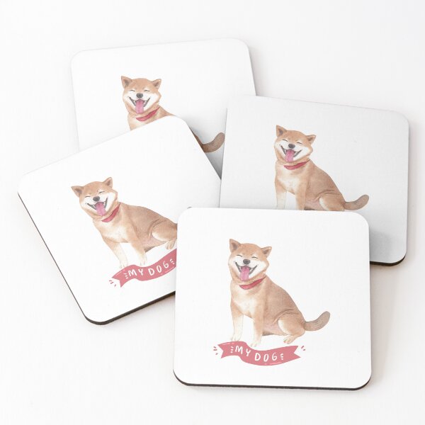 Item preview, Happy Dog Watercolor my dog designed and sold by AchraffPrint.