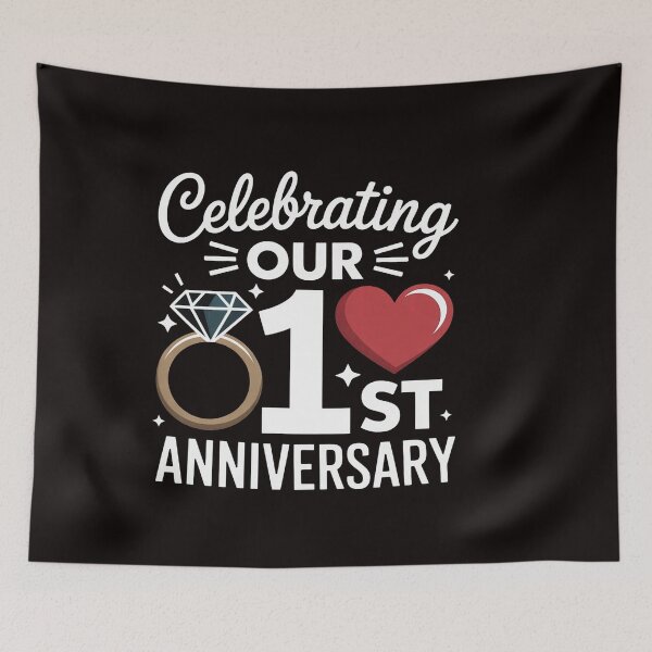 Item preview, Celebrating Our 1st Wedding Anniversary 1 Year of Marriage designed and sold by ControlCenter.