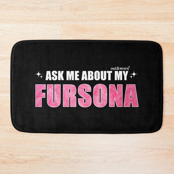 Item preview, Ask Me About My Fursona Pink Fur - Furry Design designed and sold by outandworn.