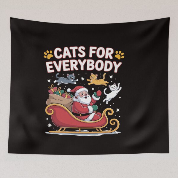 Item preview, Cats For Everybody Men Kids Women Ugly Christmas Cat designed and sold by ControlCenter.