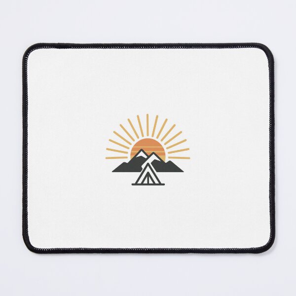 Item preview, Minimal Tent and Retro Sunburst Mountains designed and sold by Le Grand Requin.