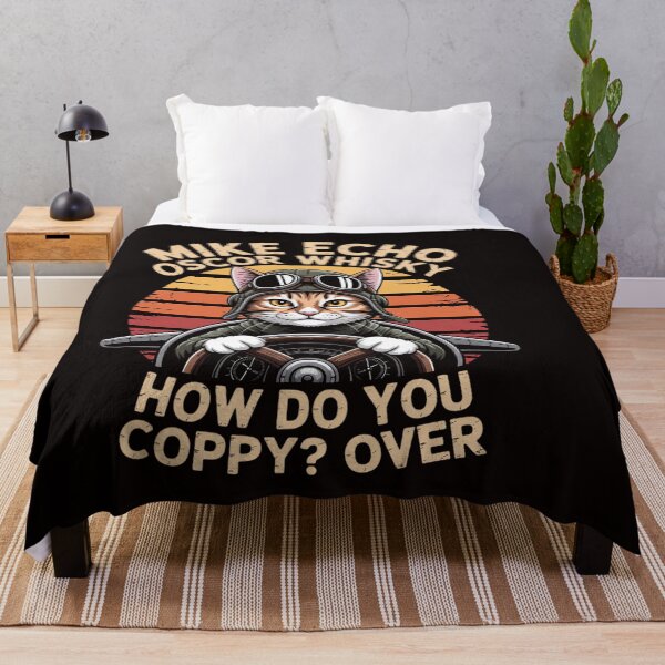 Item preview, Cat Pilot Mike Echo Oscar Whisky How Do You Copy MEOW designed and sold by ControlCenter.