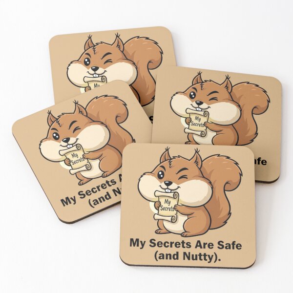 Item preview, Nutty Squirrel Secrets – Cute Kawaii Meme designed and sold by Whisky1111.