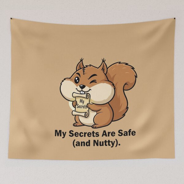 Item preview, Nutty Squirrel Secrets – Cute Kawaii Meme designed and sold by Whisky1111.