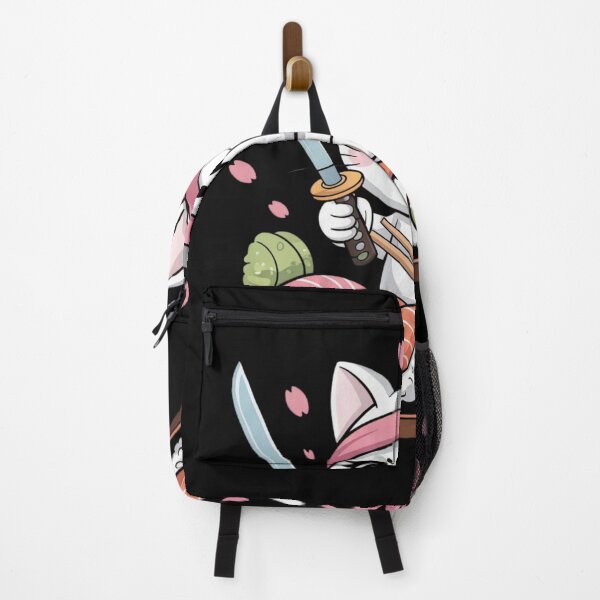 Item preview, Sushi Samurai Cat – Kawaii Chef with Katana designed and sold by Designorado.
