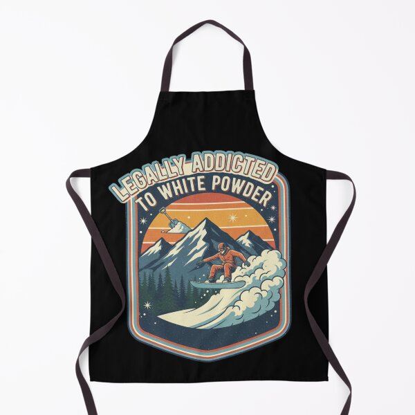 Item preview, Legally Addicted to White Powder Funny Winter Quote designed and sold by Lia Vina.
