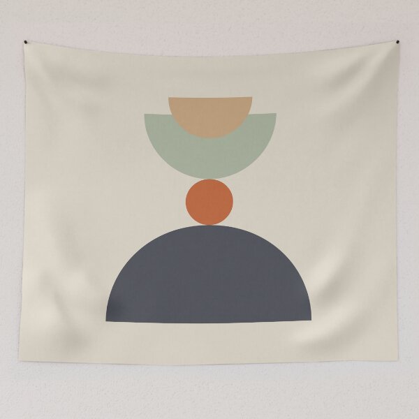 Item preview, Calm Minimalist Geometric Balance Art designed and sold by Tato's.