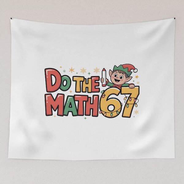 Item preview, Do The Math 67 Meme Christmas designed and sold by Naitsebas.
