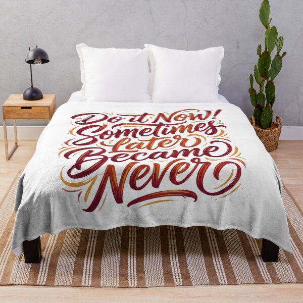 Item preview, Do It Now Motivational Typography Art designed and sold by EverBranz-stor.