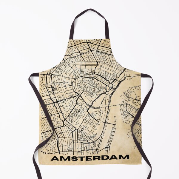 Item preview, Vintage Amsterdam Map Design designed and sold by WanderingLife.