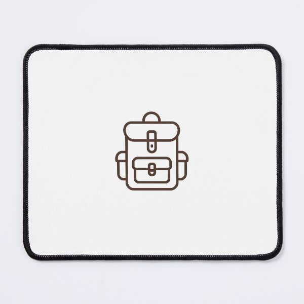 Item preview, Minimal Backpack Hiking Icon designed and sold by Le Grand Requin.