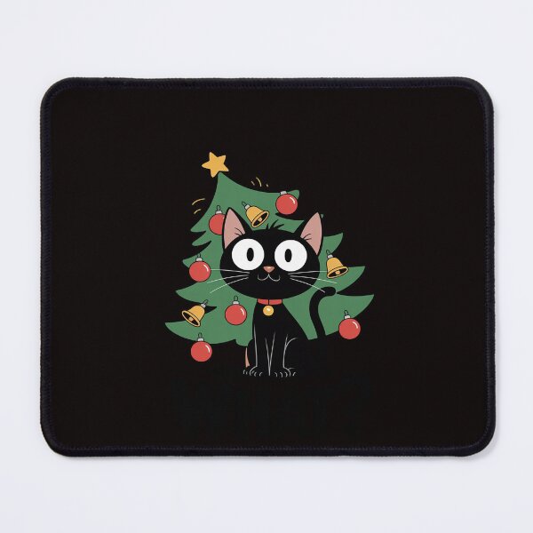 Item preview, Black Cat Christmas Tree Merry Xmas Humor Cat What Men Women Kids designed and sold by RatCurry.