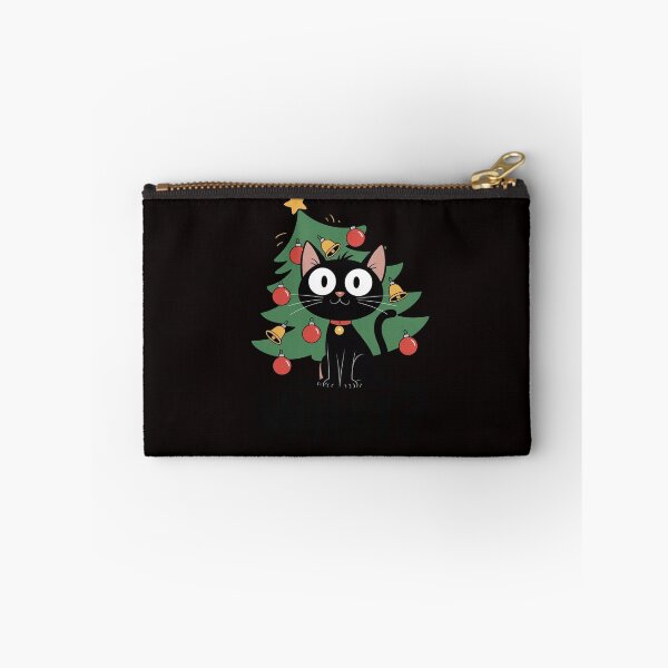 Item preview, Black Cat Christmas Tree Merry Xmas Humor Cat What Men Women Kids designed and sold by RatCurry.