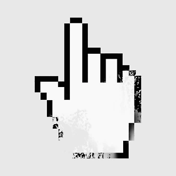 Artwork thumbnail, Faded Finger Cursor - Computer Geek Design by RellikJoin