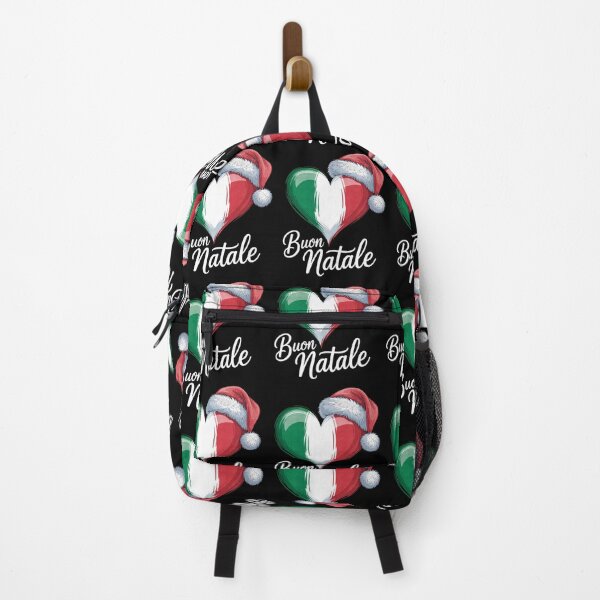 Item preview, Buon Natale Italian Heart Santa Hat Christmas Design designed and sold by FreshVibe Prints.