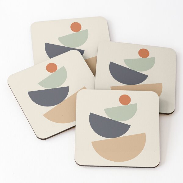 Item preview, Playful Minimalist Tilted Geometric Art designed and sold by Tato's.