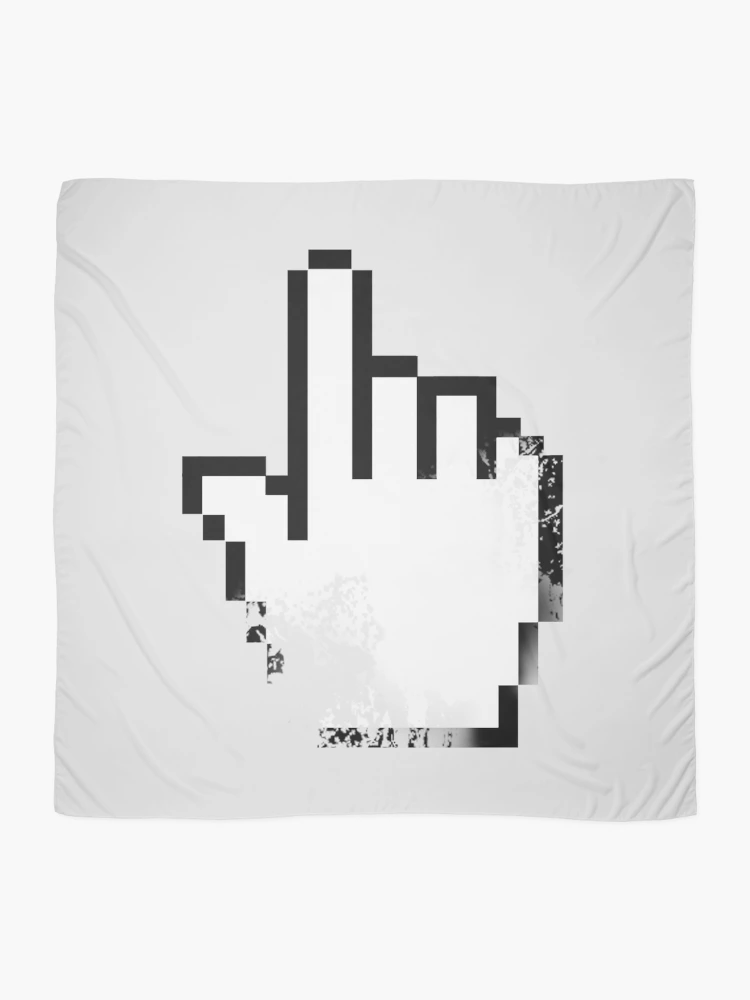 Thumbnail 2 of 3, Scarf, Faded Finger Cursor - Computer Geek Design designed and sold by RellikJoin.