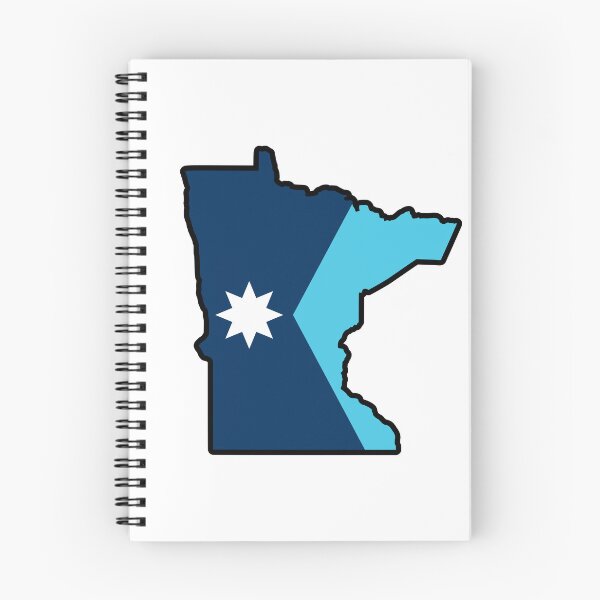 Item preview, NEW State Flag Map of MINNESOTA (New Version) designed and sold by HFYD.