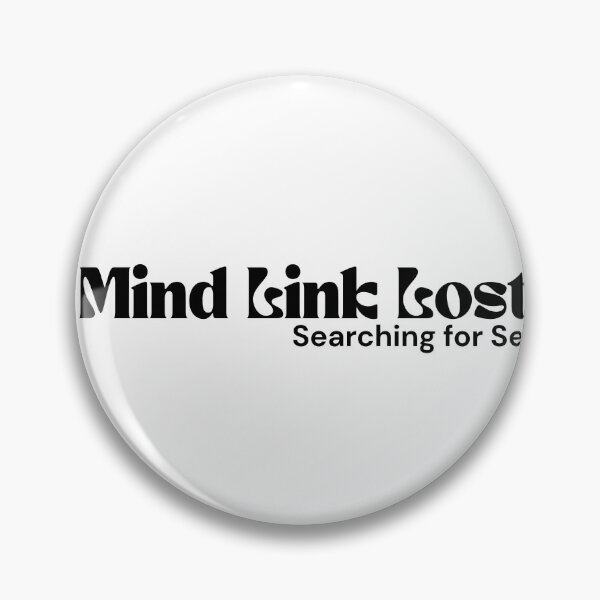 Item preview, Mind Link Lost: Searching for Self – Minimalist Text Design | Dark Humor Quote | RETL Style designed and sold by RETL.