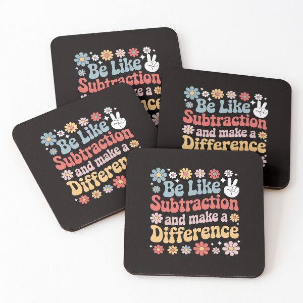 Item preview, Be Like Subtraction And Make A Difference Math Teacher designed and sold by RatCurry.