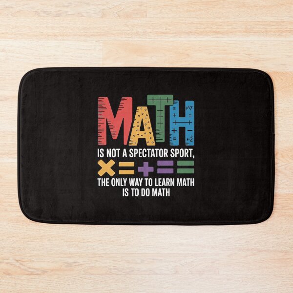 Item preview, Back To School Math Is Not A Spectator Sport Math Teacher designed and sold by RatCurry.