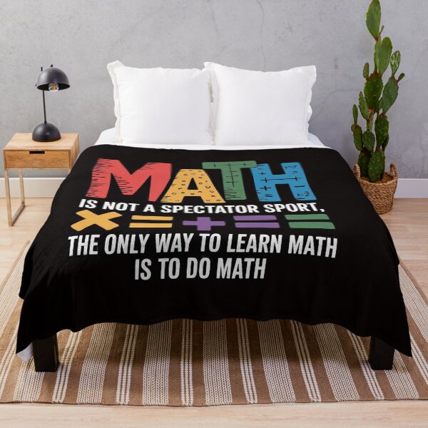 Item preview, Back To School Math Is Not A Spectator Sport Math Teacher designed and sold by RatCurry.