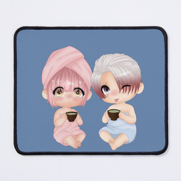Item preview, Luce & Damien — Anniversary Spa Chibi designed and sold by Shizukodrawing.