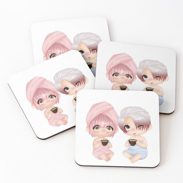 Item preview, Luce & Damien — Anniversary Spa Chibi designed and sold by Shizukodrawing.