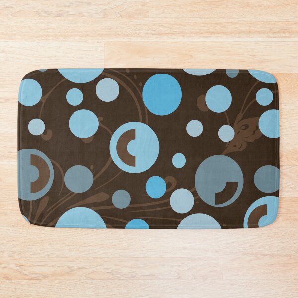 Item preview, brown and blue abstract frutiger metro design designed and sold by meuliasshop.