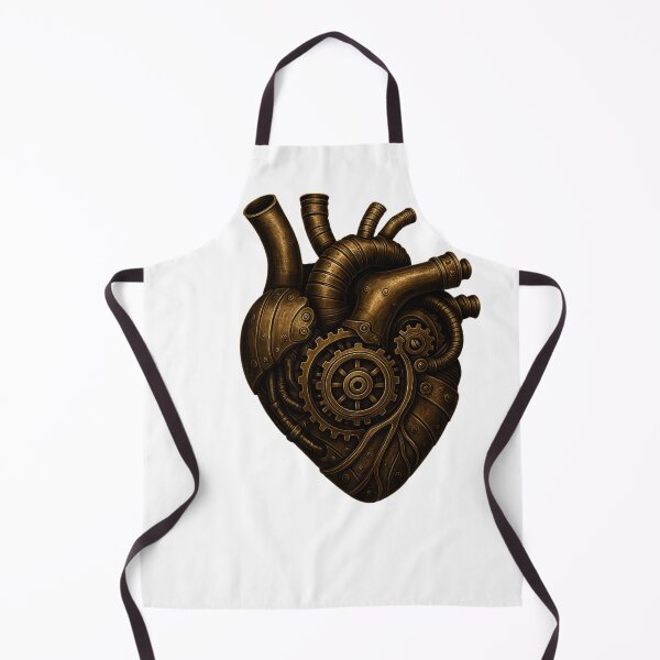 Item preview, Steampunk Mechanical Heart – Brass Anatomical Engine Design designed and sold by Papier Atelier Art.