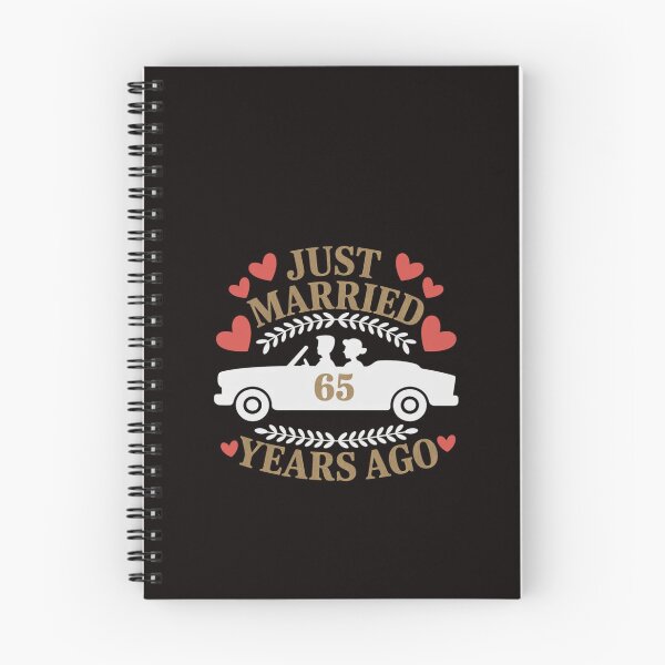 Item preview, 65th Wedding Anniversary Couples Just Married 65 Years designed and sold by RatCurry.