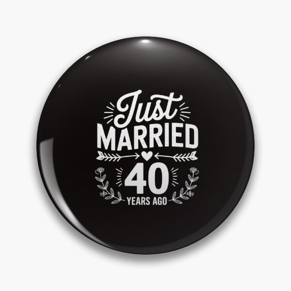 Item preview, 40th Wedding Anniversary Married Couple Husband Wife Parents designed and sold by RatCurry.