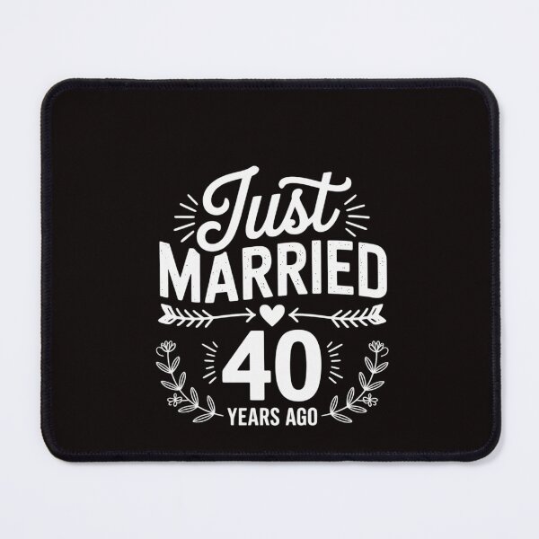 Item preview, 40th Wedding Anniversary Married Couple Husband Wife Parents designed and sold by RatCurry.